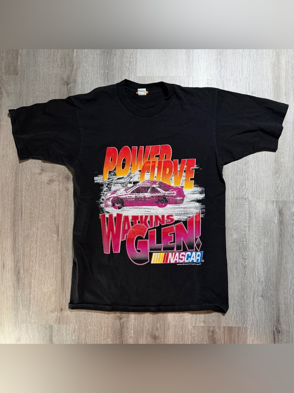 Vintage 1994 StarStreet NASCAR Watkins Glen Power Curve T-Shirt Large